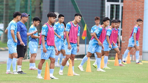 U19 Việt Nam thiếu gần nửa quân số trong ngày đầu tập luyện